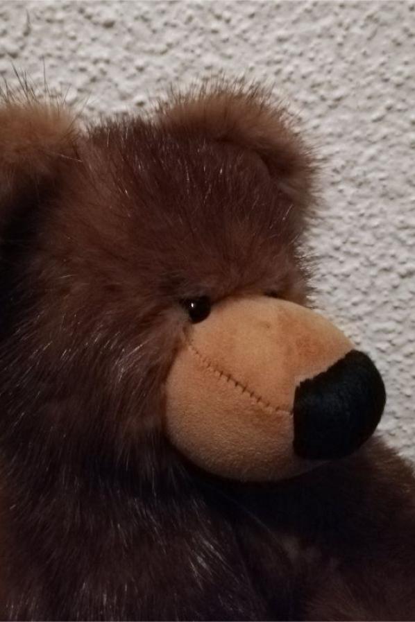 Echtfell Teddybär