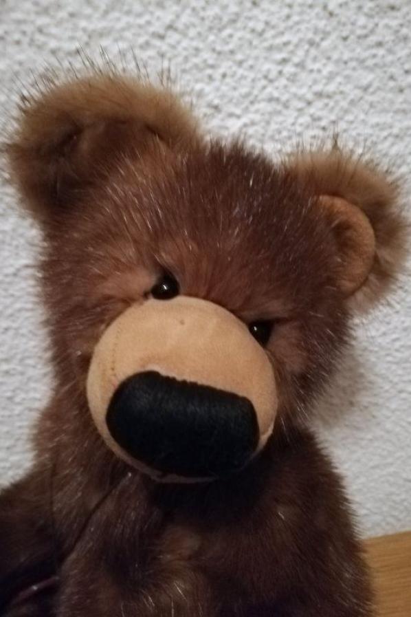 Teddybaer fur, Echtfellteddybär