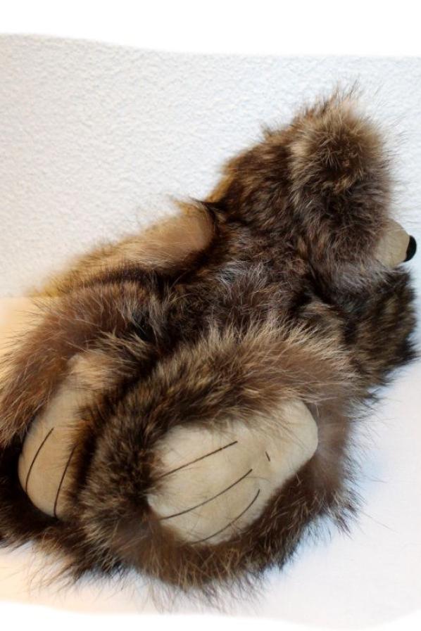 Echtfell-Teddybär alt