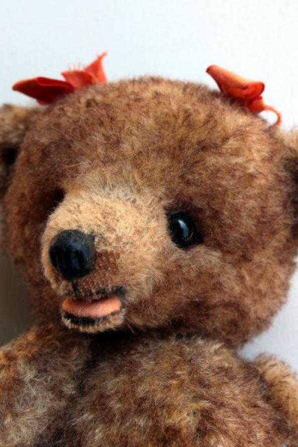 Teddybär Unikat Ignatius, Roseneggteddybär vintage