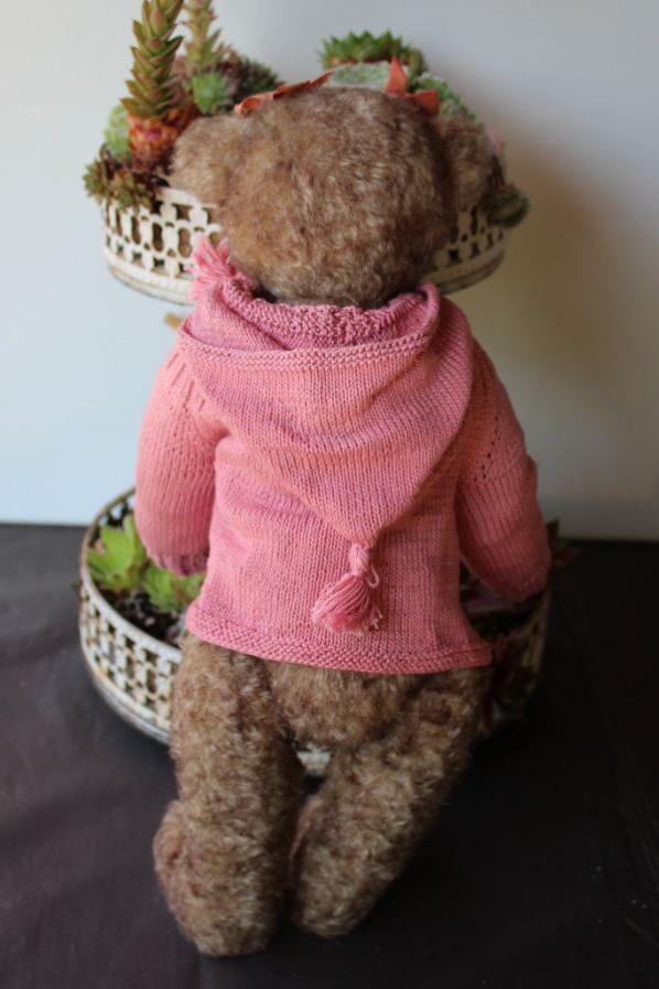 Teddybär Unikat Ignatius, Roseneggteddybär vintage