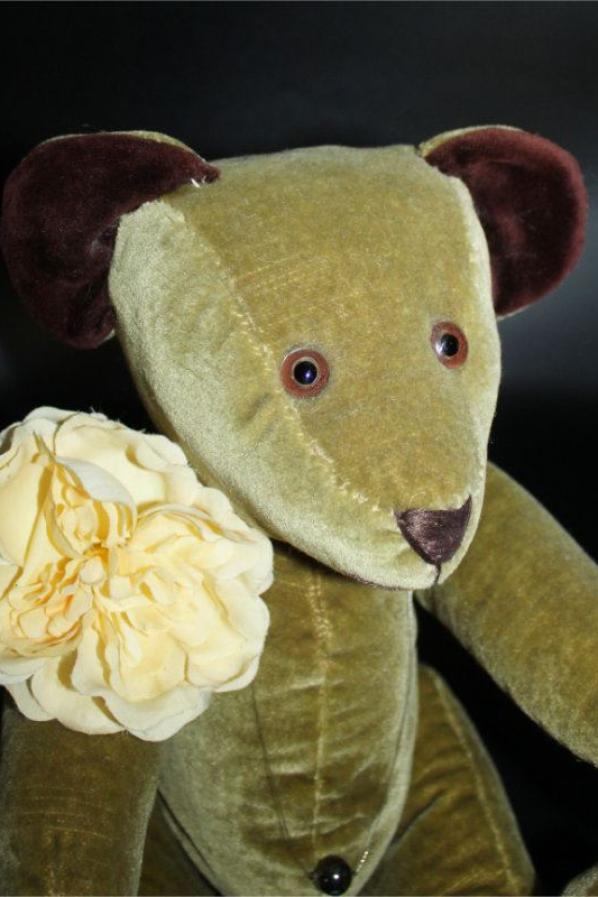 Sammlerteddybär in grün