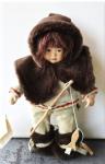 Heidi Ott Puppe Inuit / Serie "die Kleinen"