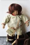Heidi Ott Puppe Inuit / Serie "die Kleinen"