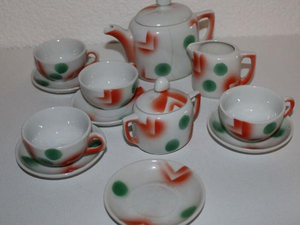 Puppenservice, Puppengeschirr Porzellan vintage