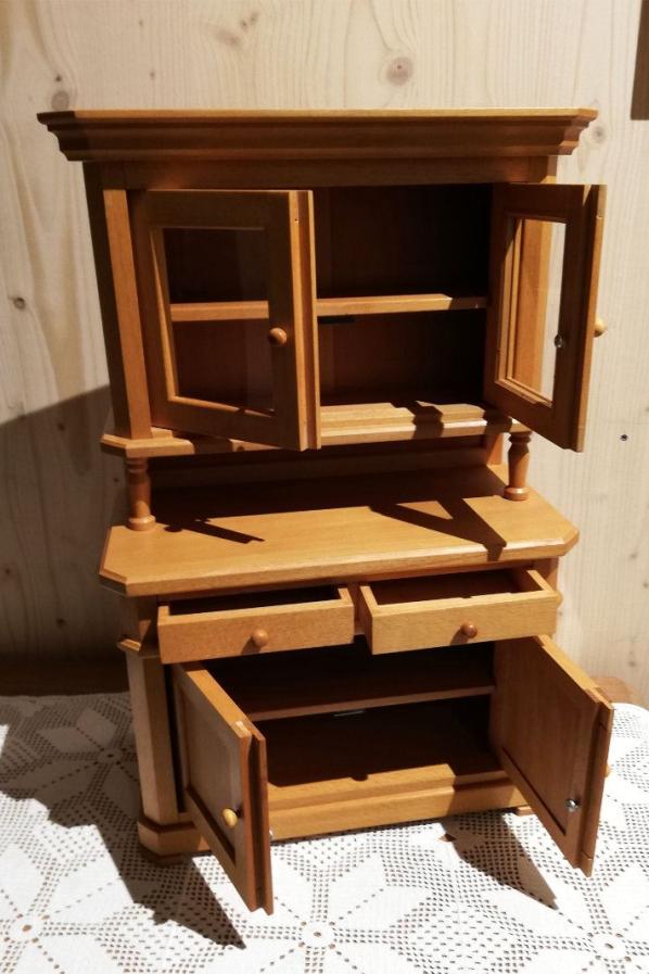 Model-Küchenbuffet, Küchenbuffet Holz für Puppen