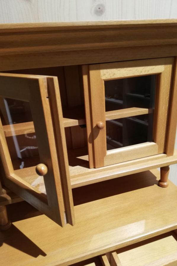 Model-Küchenbuffet, Küchenbuffet Holz für Puppen