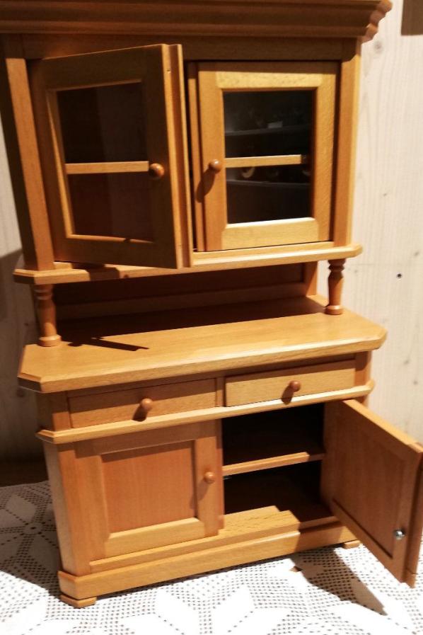 Model-Küchenbuffet, Küchenbuffet Holz für Puppen