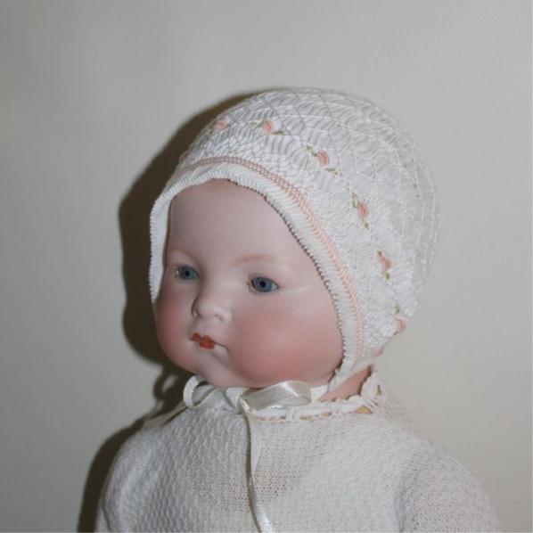 Puppenkappe gehäkelt vintage