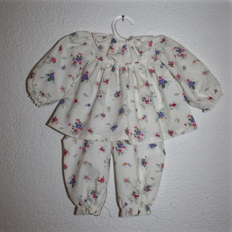 Puppenkleid, 2-Teiler, Puppenset