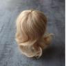 Puppenperücke Echthaar blond lang